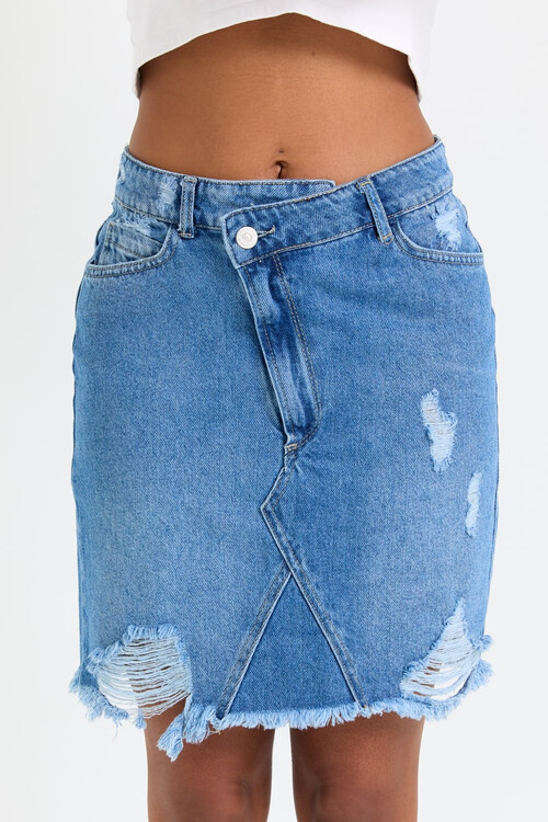 W1450 PÜSKÜLLÜ YIRTIK ETEK 