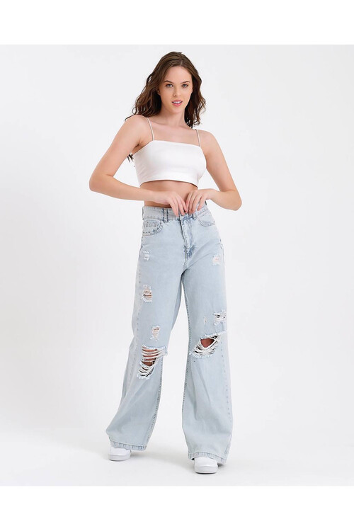 W1573 YIRTIK WIDE LEG JEAN