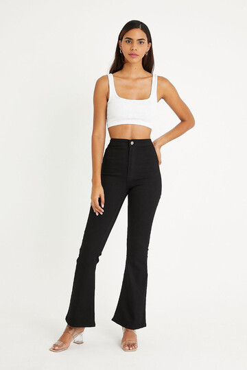 W1440 YÜKSEK BEL FLARE JEAN