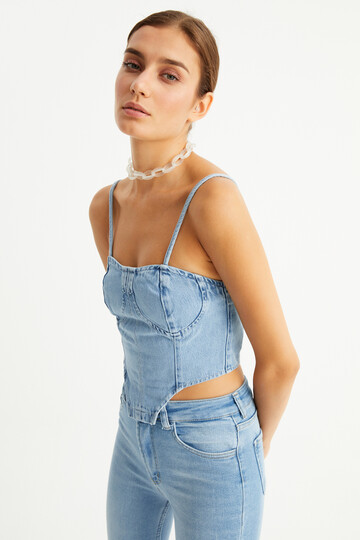 W1620 İNCE ASKI JEAN BÜSTİYER 